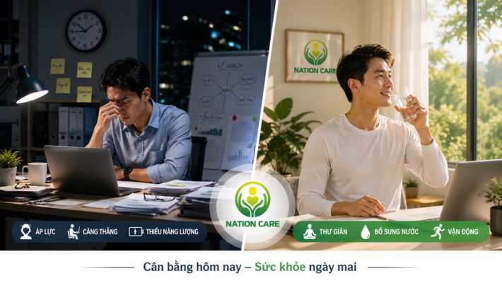 Áp lực cuộc sống hiện đại ảnh hưởng trực tiếp đến thể trạng