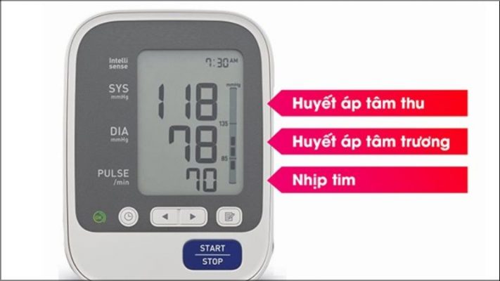 Cách đọc chỉ số huyết áp trên máy đo đúng chuẩn