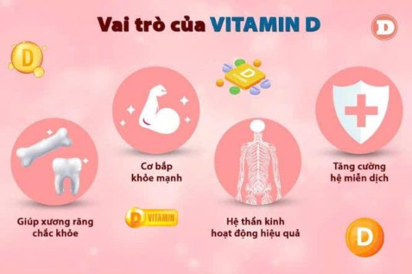 Vai trò của vitamin D đối với cơ thể